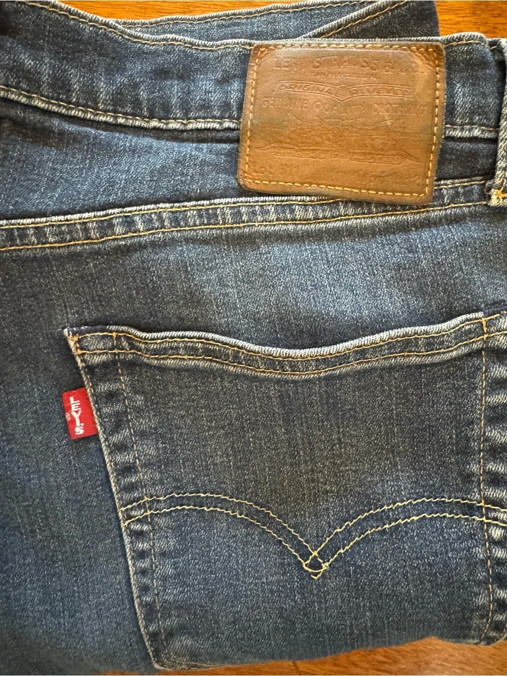 Levi’s Premium 511 Slim Jeans W36 L32 Medium Wash Stretch Denim Men’s